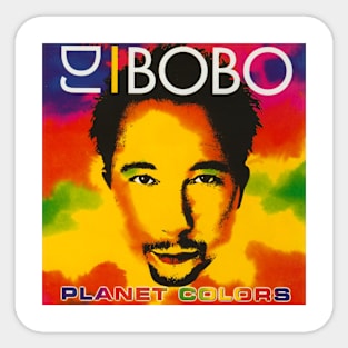 DJ BoBo Planet Colors Album Cover Sticker